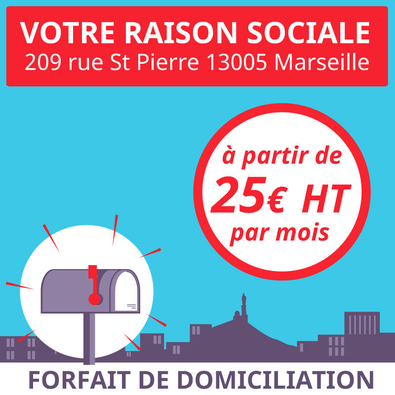 Domiciliation d'entreprises et d'associations à Marseille 5ème