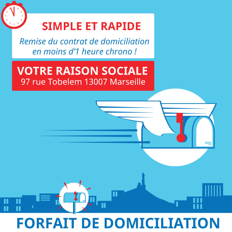 Domiciliation d'entreprises et d'associations à Marseille 7ème