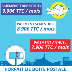 Adresse postale en France - boîte postale Marseille 7